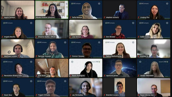 Screenshot of 2024 CI Compass Fellows after their final presentation.