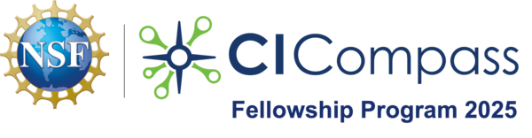 NSF and CI Compass Fellowship Program 2025 logos.